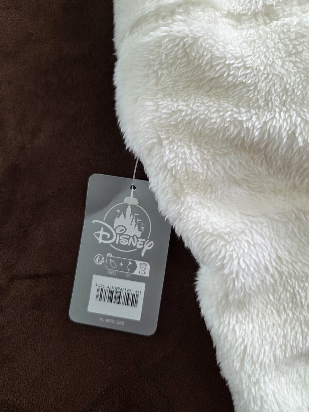 Disney White Plush Mickey & Minnie Spirit Jersey - Picture 7 of 8